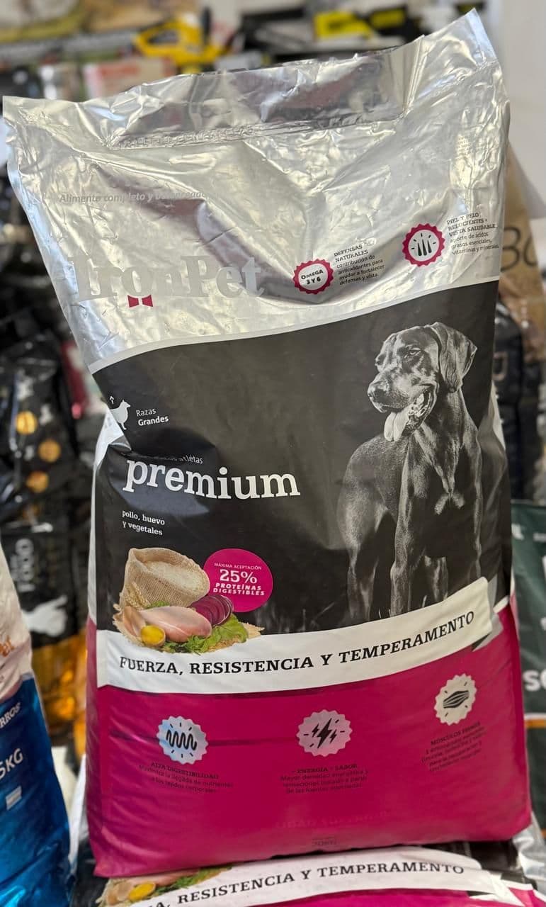 ALIMENTO IRONPET PREMIUM ADULTO X 20KG
