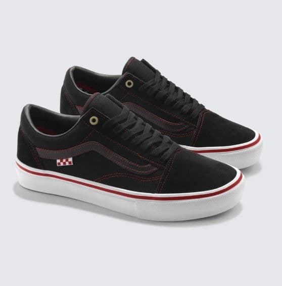 Zapatilla Vans Old Skool Black red unisex